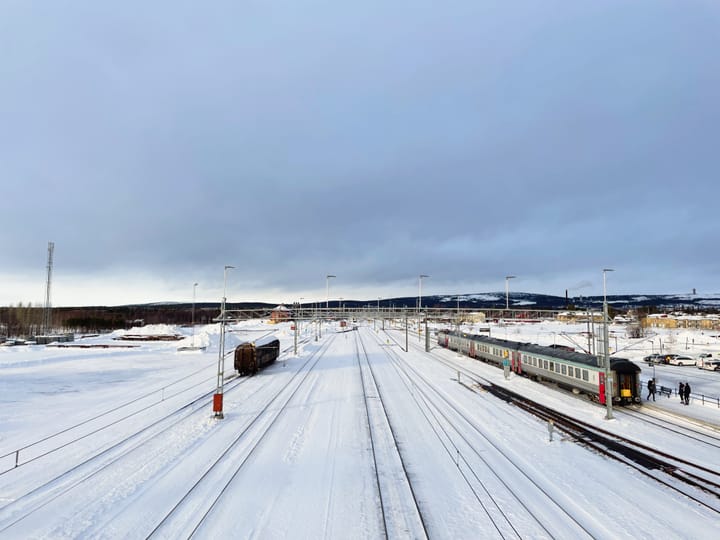 Un voyage en Laponie suédoise tout en train